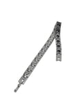 JTSS26BLK1881 PASLANMAZ ÇELİK NEGATİF İYONLU 21cm GÜMÜŞ GRİ GARANTİLİ KUTULU JANTİ BİLEKLİK