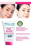 Procsin Pink Block Aydınlatıcı SPF50+ Güneş Kremi 50 ml