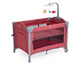 Baby2Go 2254 Culla Anne Yanı Oyun Parkı Park Yatak 70 X 110 Cm Kırmızı