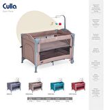 Baby2Go 2254 Culla Anne Yanı Oyun Parkı Park Yatak 70 X 110 Cm Kırmızı
