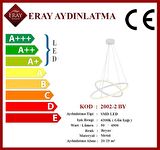 2002-2 BY Led Beyaz Avize