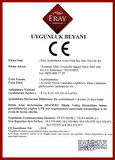 Eray Aydınlatma ERY 3729-46-03-S Krom İki Katlı 3 lü Sıralı Avize