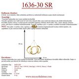 1666-30 Sarı Led Avize