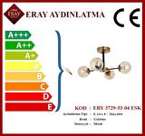 Topaç 4 lü Eskitme Avize