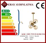 Topaç 4 lü Dikey Eskitme Avize