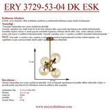 Topaç 4 lü Dikey Eskitme Avize