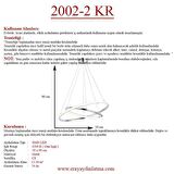 2002-2 Krom Led Avize