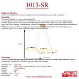 1013-SR Sarı Led Avize