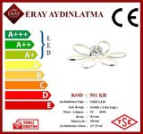 501 Krom Led Avize