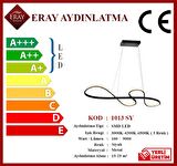 1013 Siyah Led Avize