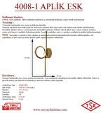 4008-1 Eskitme Led Aplik