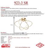 923-3 3'lü Led Sarı Avize