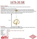1688-30 Sarı Led Avize