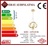 1688-30 Sarı Led Avize
