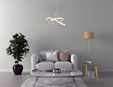 9192-1 Sarı Tekli Led Avize