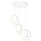 1909-3 Beyaz 3 lü Led Avize