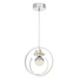 2438-1 Krom Led Avize