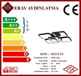 4014-5 Siyah Led Avize