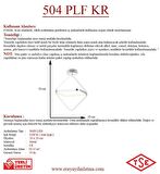 504 Krom Plofonyer Led Avize