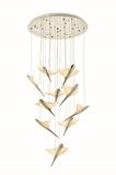 1205-10 10lu Krom Sarkıt Led Avize