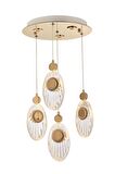 1203-3+1 4lü Sarkıt Led Avize