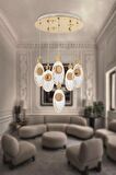 1203-5+1 6 Li Sarı Led Avize