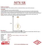5078-25 Led Gold Avize