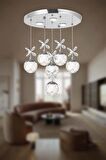 2560-5+1 6 Li Krom Led Avize