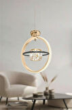 SL001 Gold Taşlı Led Avize