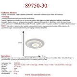 89750-30 Plofonyer Led Avize