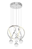 Eray Aydınlatma 1688-50 KR 4 Toplu Krom Led Avize