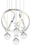 Eray Aydınlatma 1688-50 KR 4 Toplu Krom Led Avize