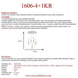 Eray Aydınlatma 1606-4+1 5li Sarkıt Led Krom Avize