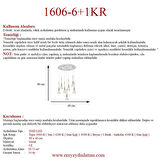 Eray Aydınlatma 1606-6+1 7li Sarkıt Led Krom Avize