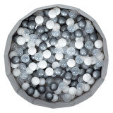 Wellgro Katlanır Aktivite ve Top Havuzu, 150 Toplu - Ekru