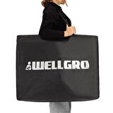 Wellgro Go with Me Anne Yanı Katlanır Ahşap Beşik-Gri