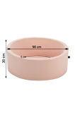Wellgro 90x30 cm Sünger Top Havuzu Pembe