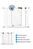 Wellgro Pro 95-100 cm Çocuk Güvenlik Kapısı, Merdiven Kapısı ve Korkuluk, Beyaz
