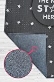Homshtag Buranın Yeni Starı Pamuklu Dokuma Tabanlı Yıkanabilir Kaymaz Dekoratif Çocuk Odası Halısı