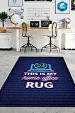 Homshtag Home Office Halısı Pamuklu Dokuma Tabanlı Yıkanabilir Kaymaz Dekoratif Home Office Halısı