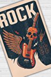 Homshtag Rock Pamuklu Dokuma Tabanlı Yıkanabilir Kaymaz Dekoratif Halı