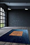 Homshtag Okumanın Modası Geçmez Pamuklu Dokuma Tabanlı Yıkanabilir Kaymaz Dekoratif Kitap Sever Halısı