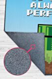 Homshtag The Path Pamuklu Dokuma Tabanlı Yıkanabilir Kaymaz Gamer Halısı