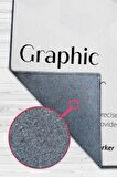 Homshtag Grafik Tasarımcı Pamuklu Dokuma Tabanlı Yıkanabilir Kaymaz Tasarımcı Halısı