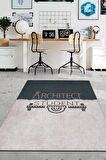 Homshtag Mimarlık Öğrencisi Dokuma Tabanlı Yıkanabilir Kaymaz Mimar Halısı