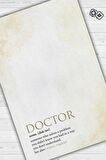 Homshtag Sihirbaz Doktor Dokuma Tabanlı Yıkanabilir Kaymaz Doktor Halısı