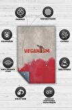 Homshtag Veganizim Dokuma Tabanlı Yıkanabilir Kaymaz Vegan Halısı