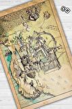Homshtag Hogwarts Haritası  Dokuma Tabanlı Yıkanabilir Kaymaz Harry Potter Film Halısı