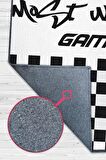 Homshtag Aranan Oyuncu Dokuma Tabanlı Yıkanabilir Kaymaz Gamer Halısı