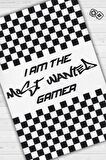 Homshtag Aranan Oyuncu Dokuma Tabanlı Yıkanabilir Kaymaz Gamer Halısı